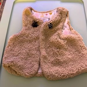 Tahari Toddler Fur Cardigan. 3T.